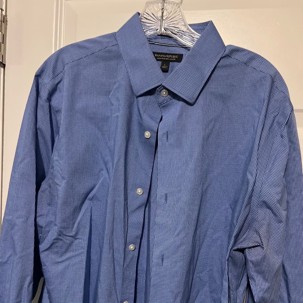 Banana Republic Standard Fit Dress Shirt Size Large